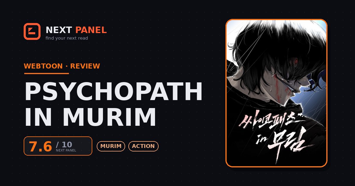 Psychopath in Murim cover - Next Panel review