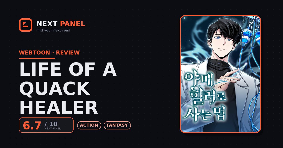 Life of a Quack Healer cover - Next Panel review