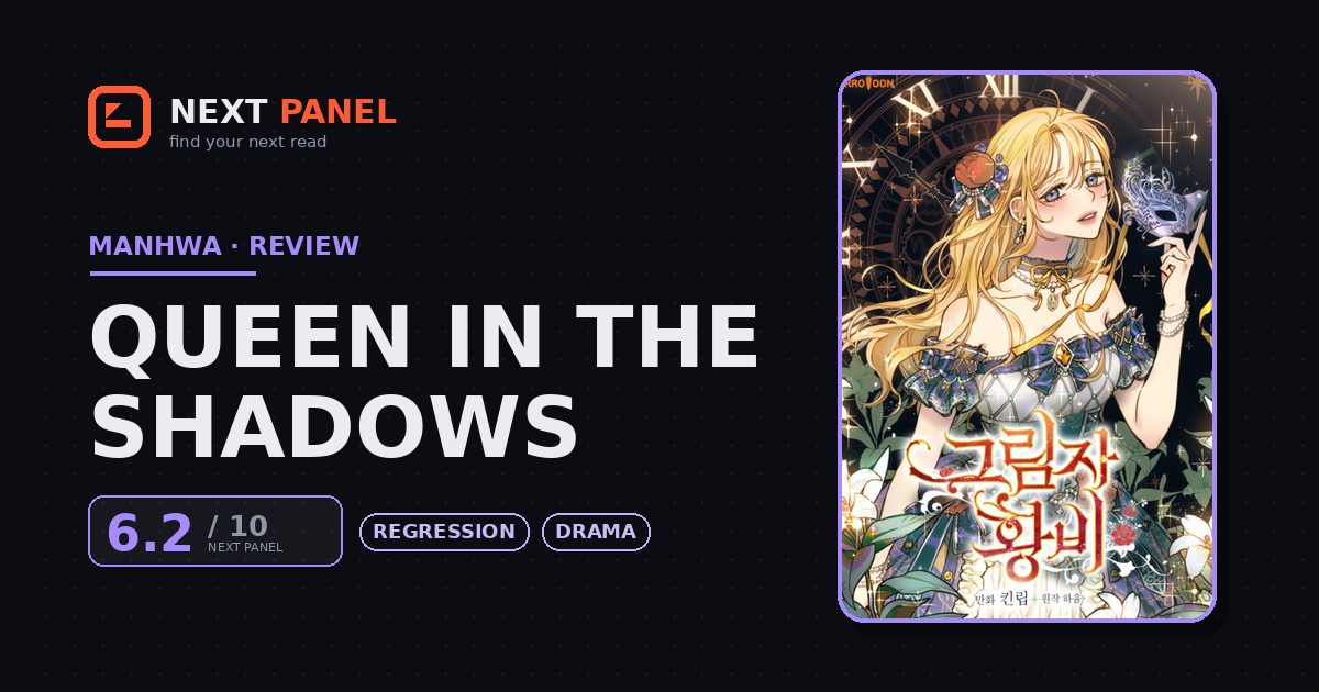 Queen in the Shadows cover - Next Panel review