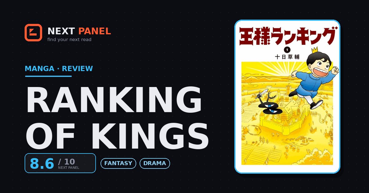 Ranking of Kings cover - Next Panel review