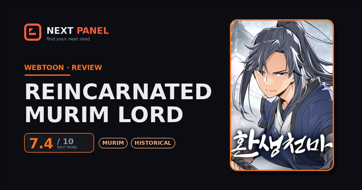 Reincarnated Murim Lord cover - Next Panel review