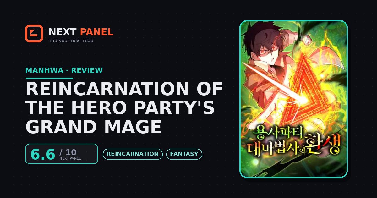 Reincarnation of the Hero Party's Grand Mage cover - Next Panel review
