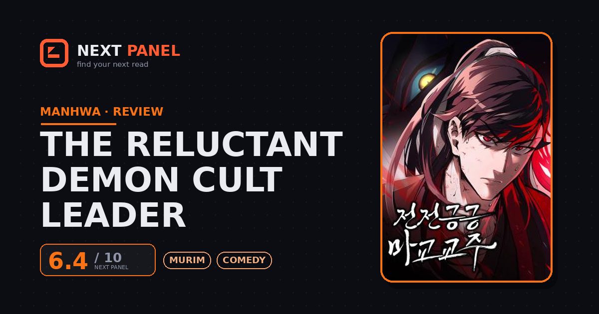 The Reluctant Demon Cult Leader cover - Next Panel review