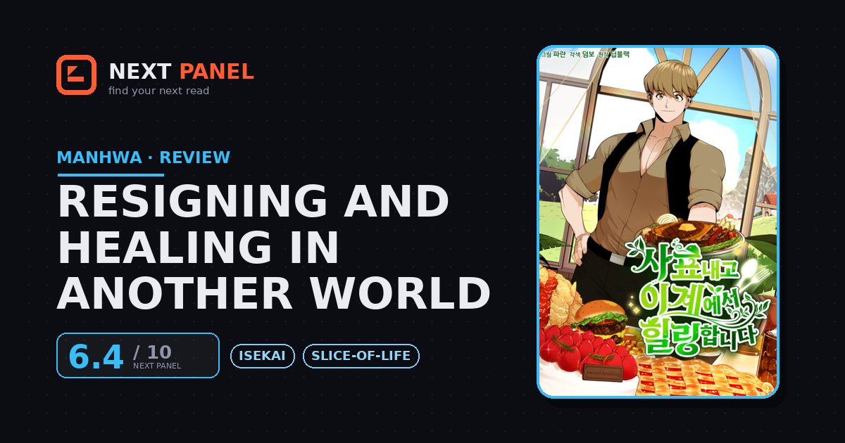 Resigning and Healing in Another World cover - Next Panel review