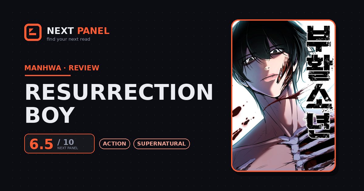 Resurrection Boy cover - Next Panel review