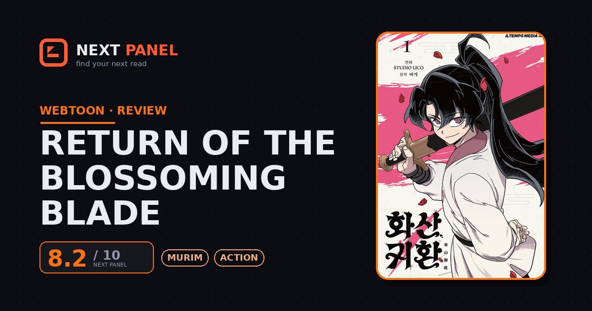 Return of the Blossoming Blade cover - Next Panel review