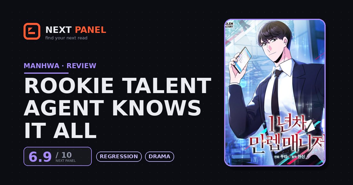 Rookie Talent Agent Knows It All cover - Next Panel review
