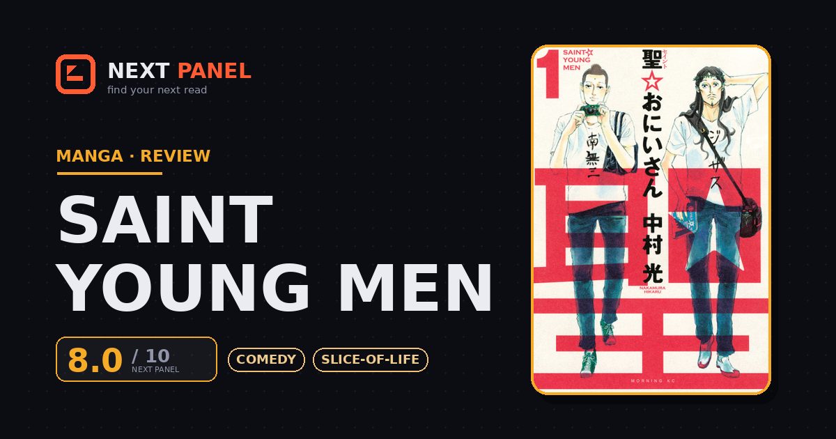 Saint Young Men cover - Next Panel review