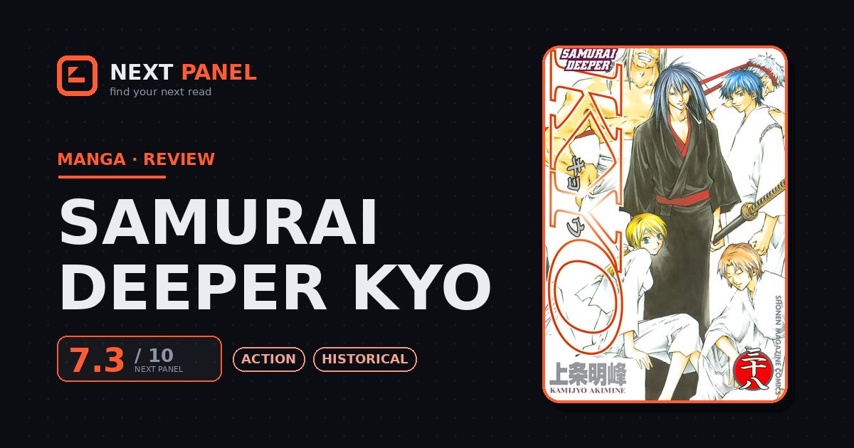 Samurai Deeper Kyo cover - Next Panel review