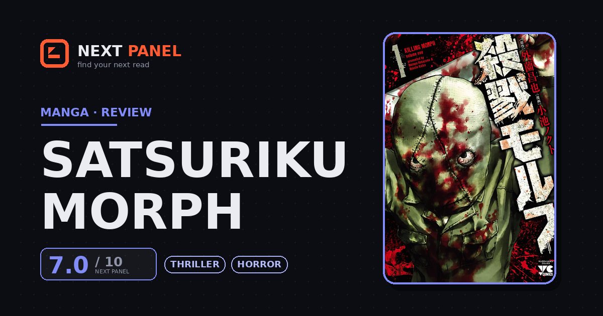 Satsuriku Morph cover - Next Panel review