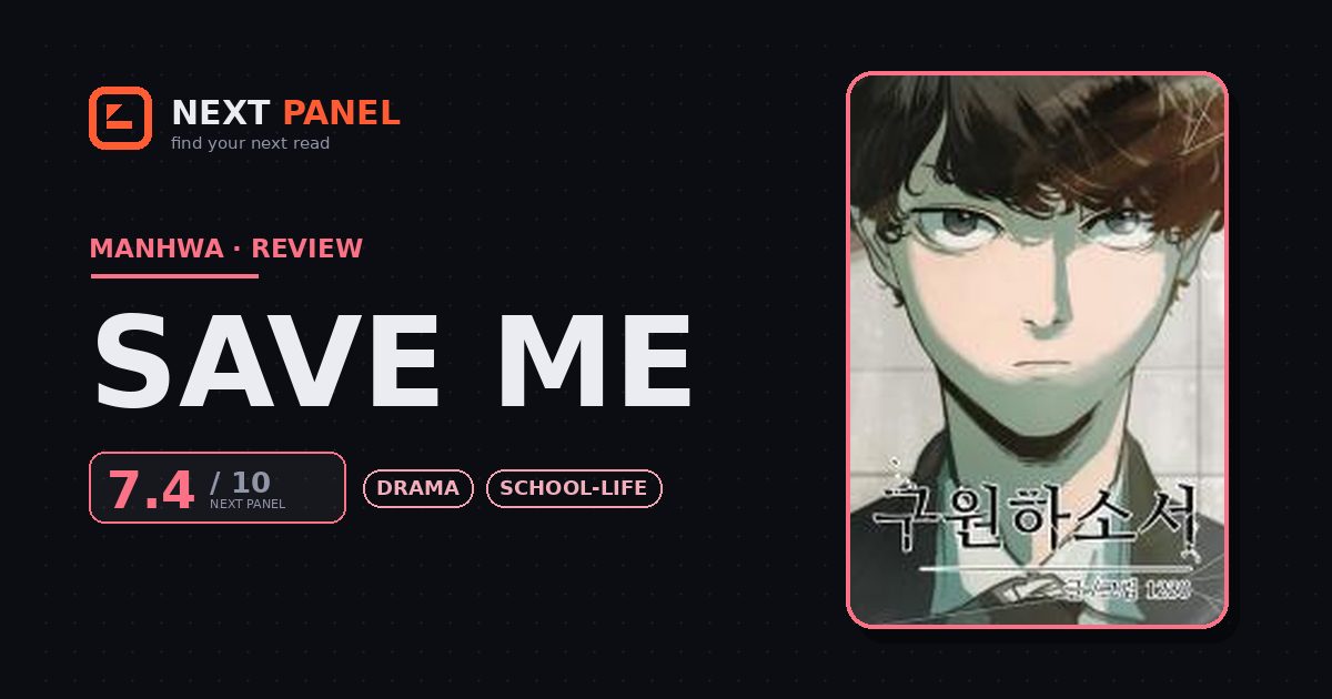 Save Me cover - Next Panel review