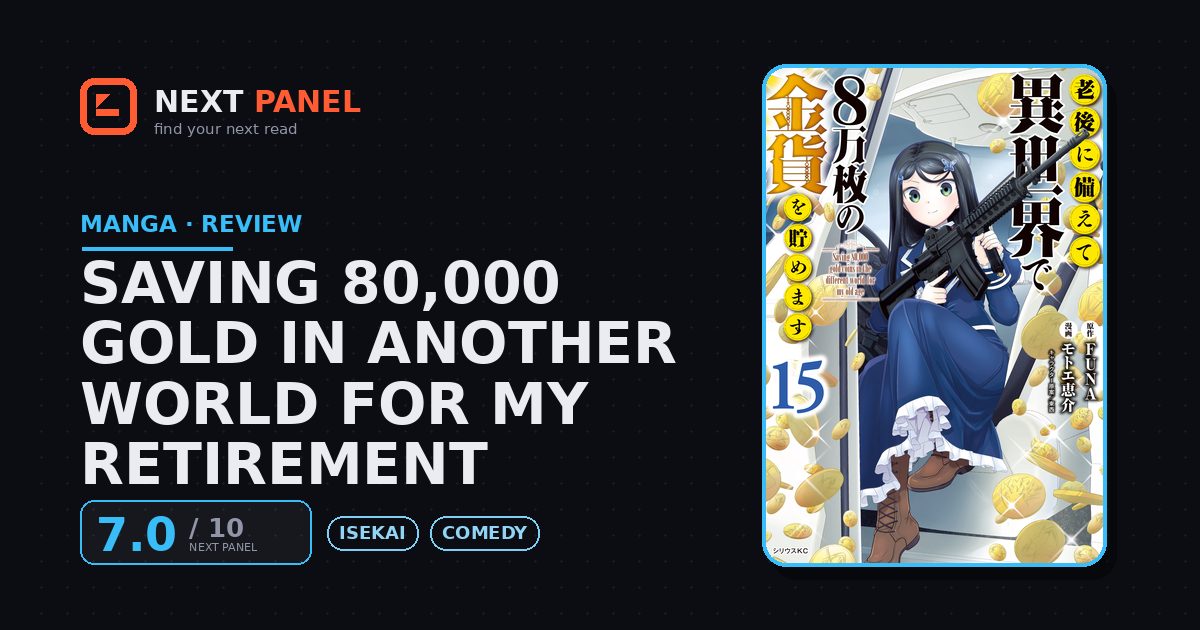 Saving 80,000 Gold in Another World for my Retirement cover - Next Panel review
