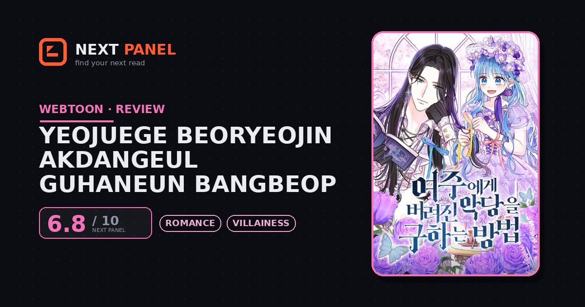 Yeojuege Beoryeojin Akdangeul Guhaneun Bangbeop cover - Next Panel review