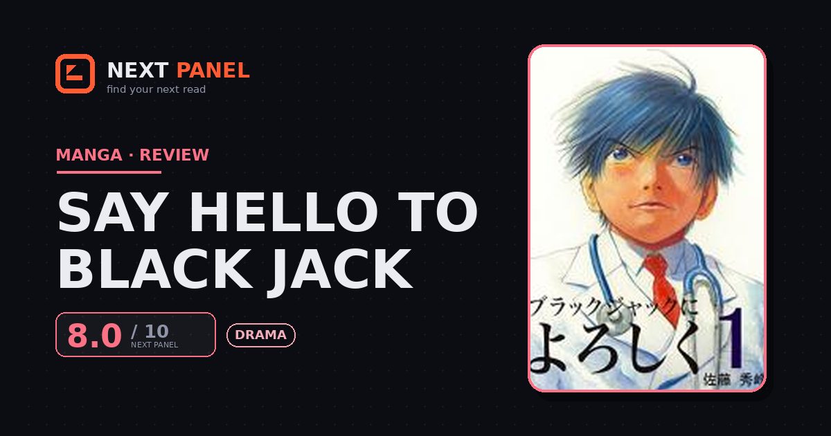 Say Hello to Black Jack cover - Next Panel review