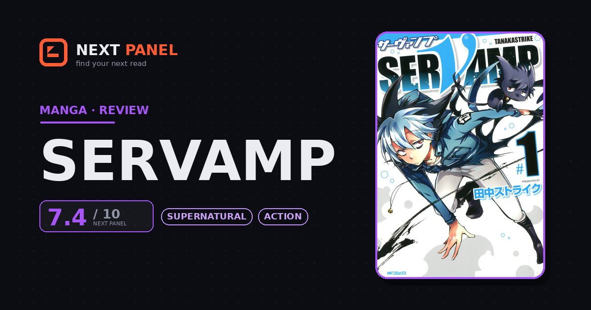 Servamp cover - Next Panel review