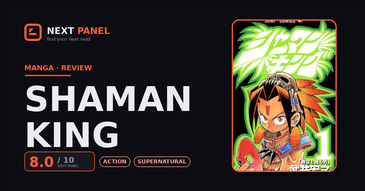 Shaman King cover - Next Panel review