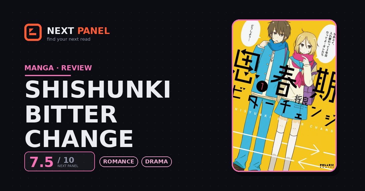 Shishunki Bitter Change cover - Next Panel review
