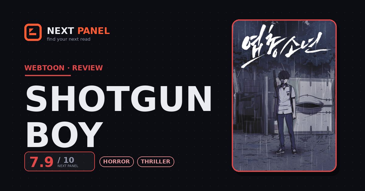 Shotgun Boy cover - Next Panel review