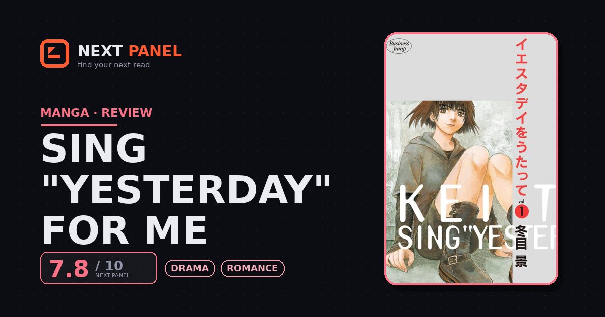 Sing "Yesterday" for Me cover - Next Panel review