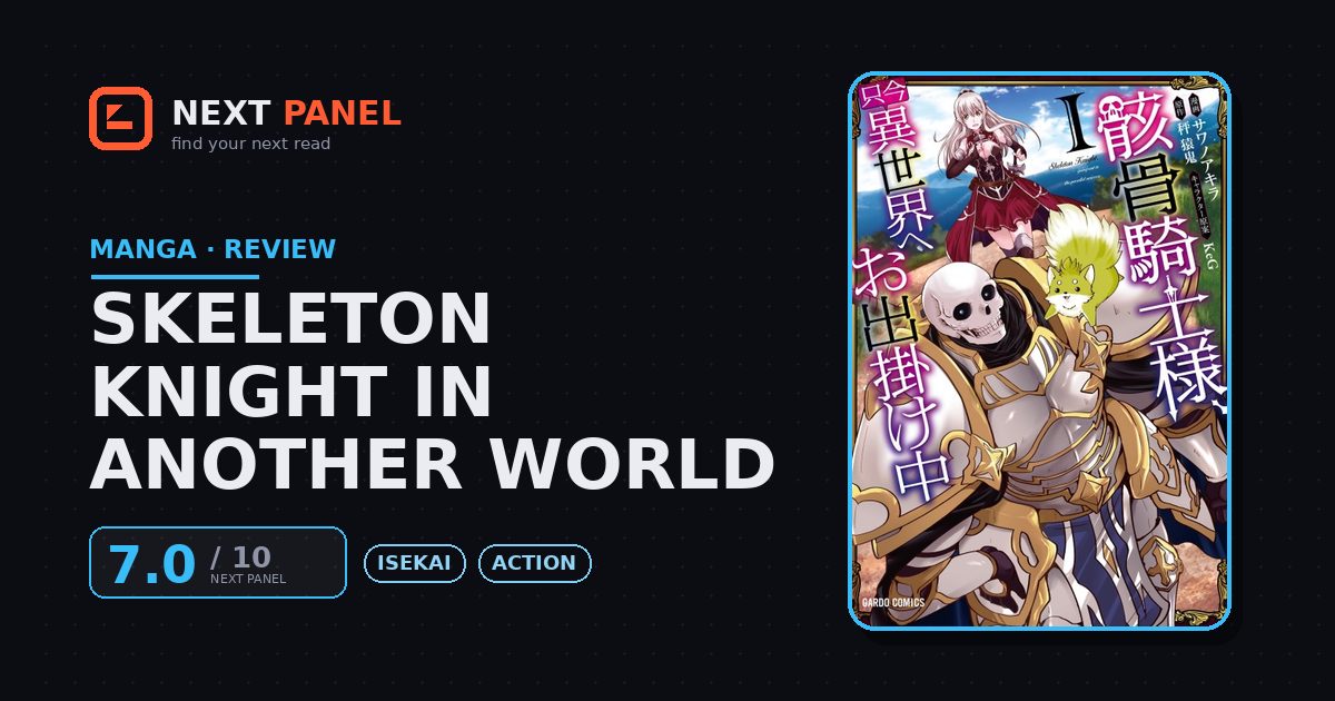 Skeleton Knight in Another World cover - Next Panel review