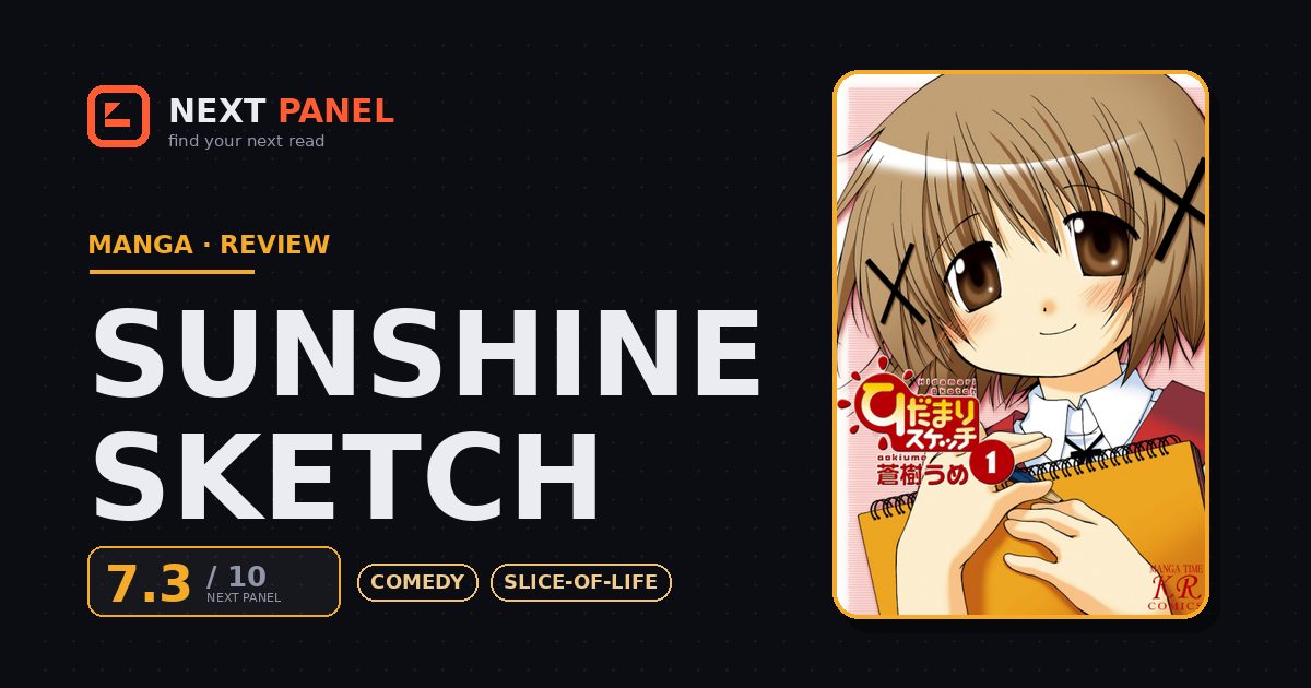 Sunshine Sketch cover - Next Panel review