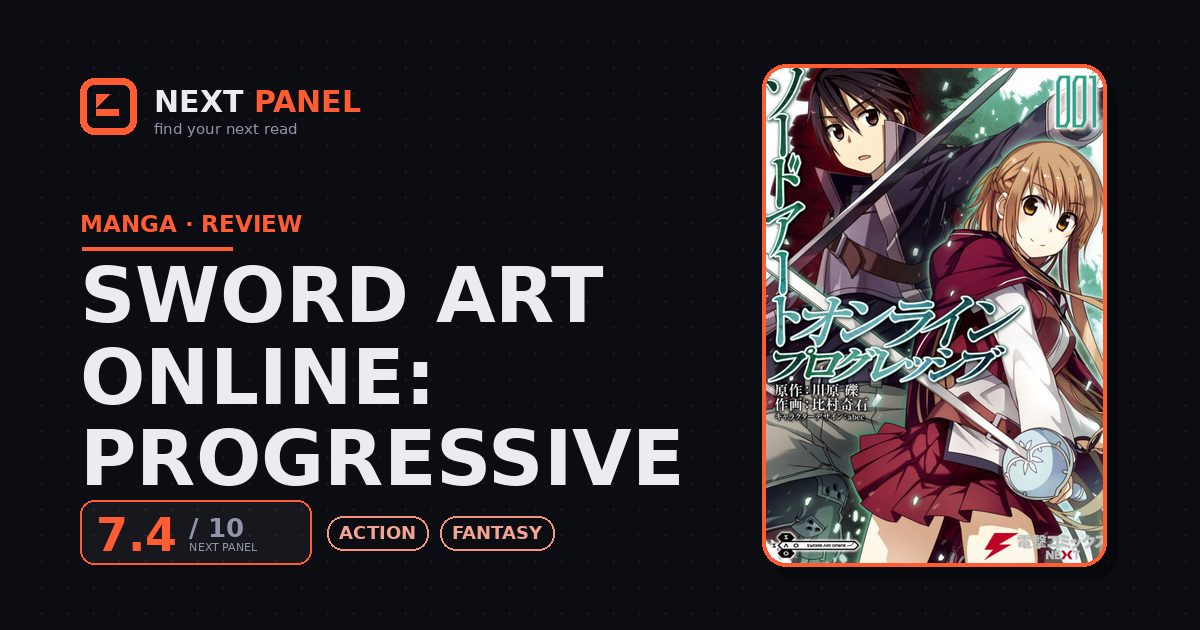 Sword Art Online: Progressive cover - Next Panel review
