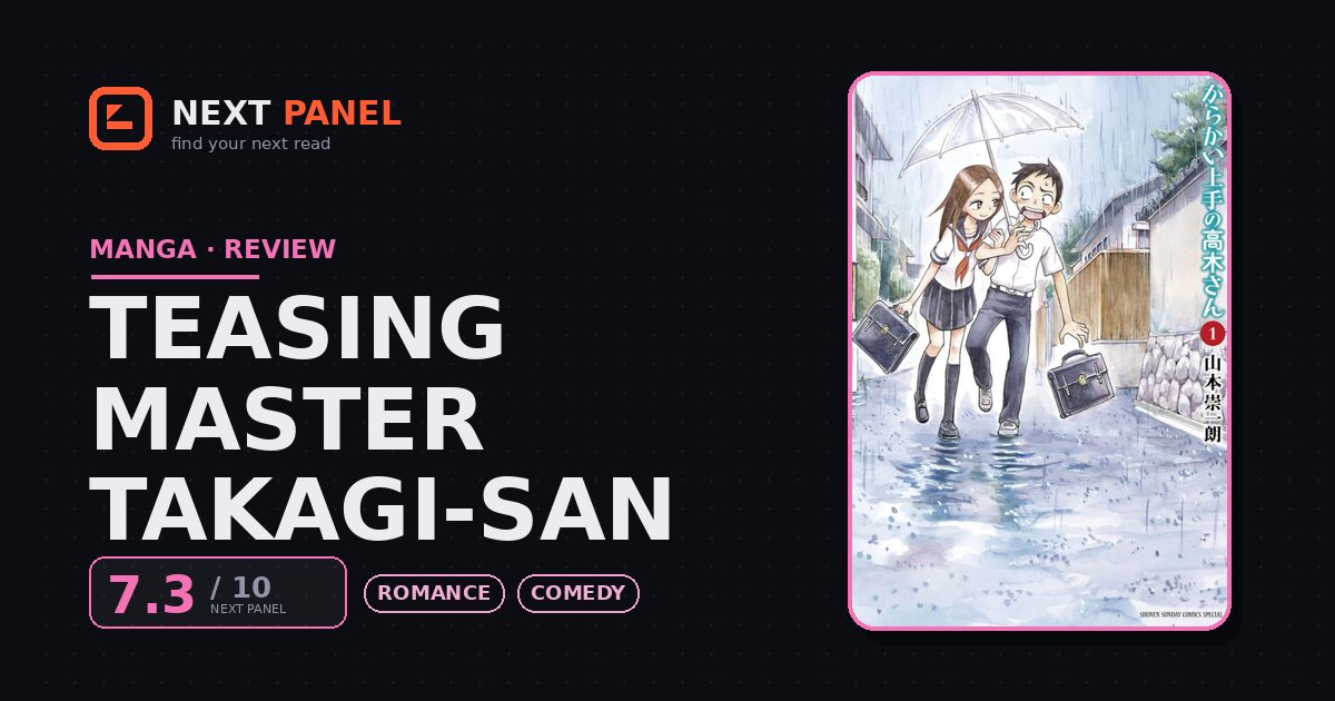 Teasing Master Takagi-san cover - Next Panel review