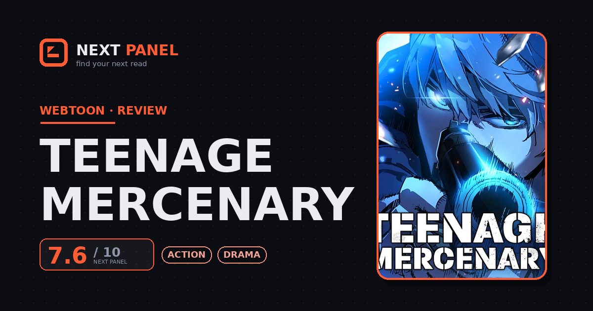 Teenage Mercenary cover - Next Panel review