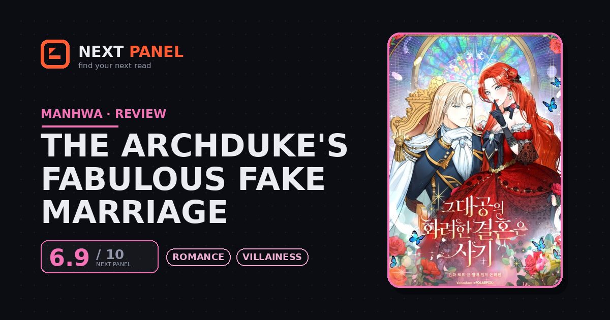 The Archduke's Fabulous Fake Marriage cover - Next Panel review