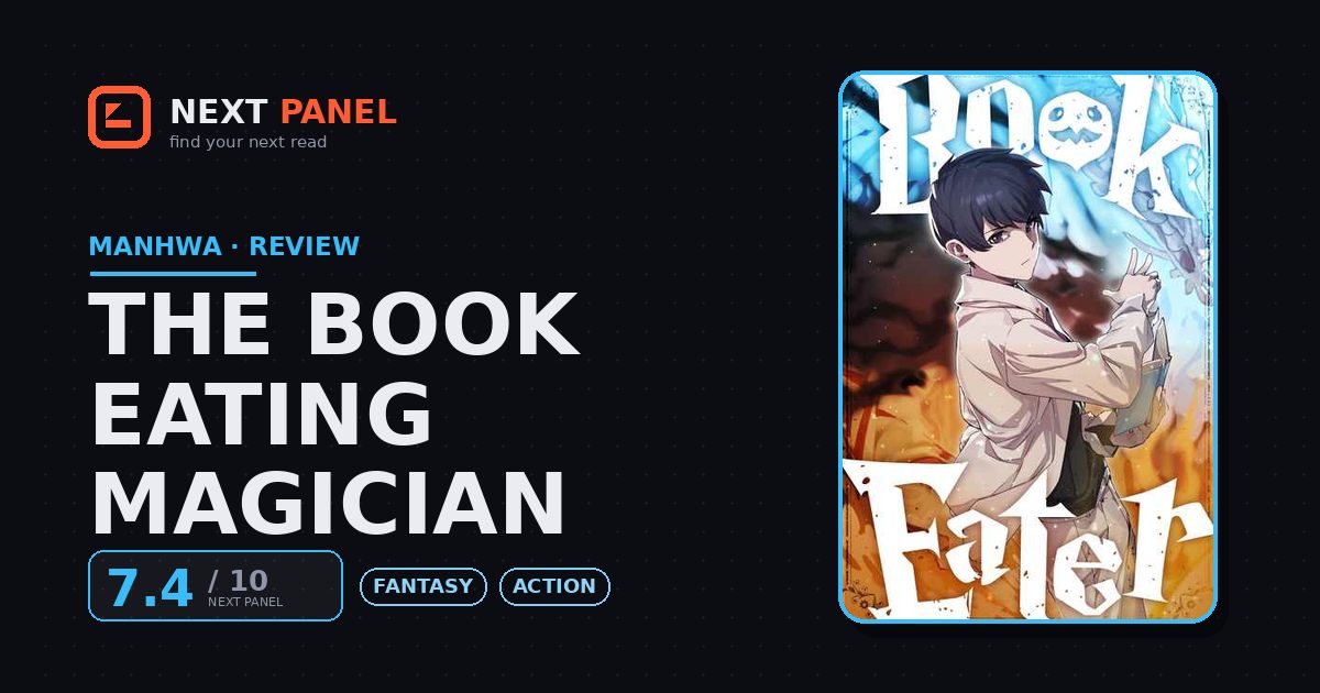The Book Eating Magician cover - Next Panel review