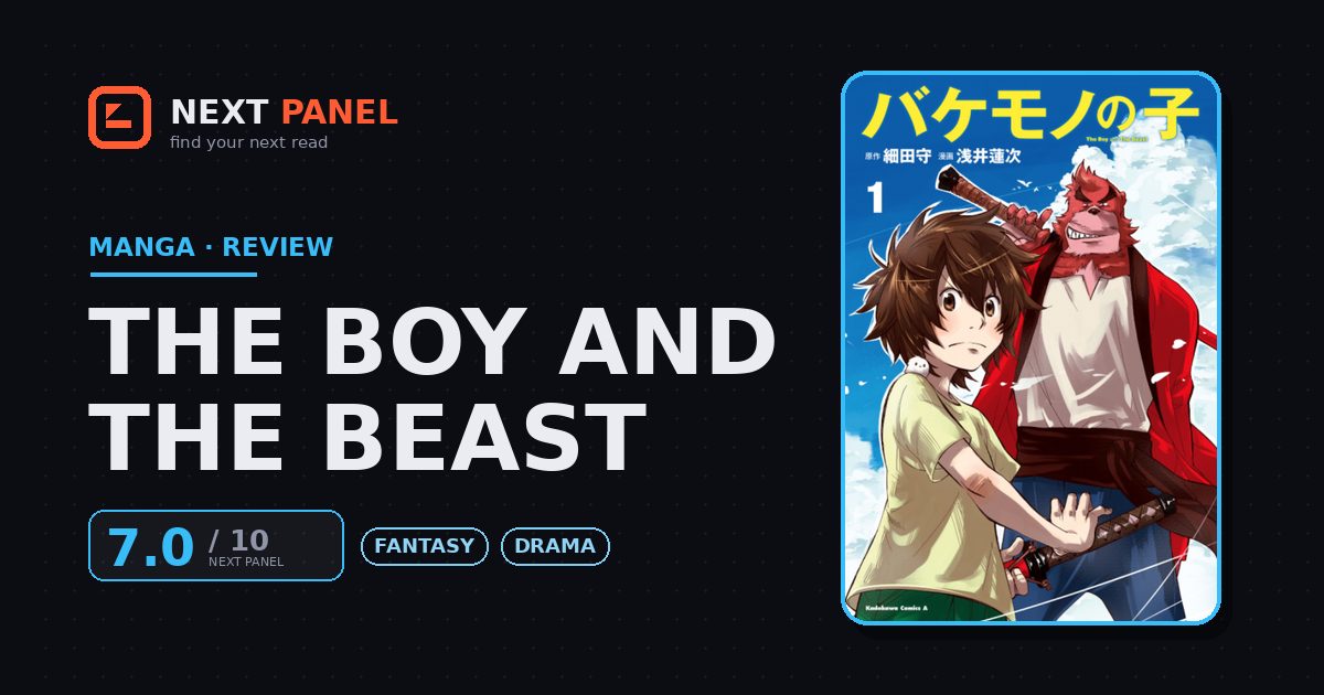 The Boy and the Beast cover - Next Panel review