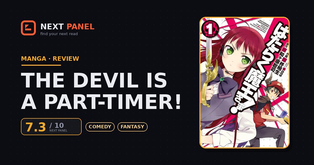 The Devil Is a Part-Timer! cover - Next Panel review