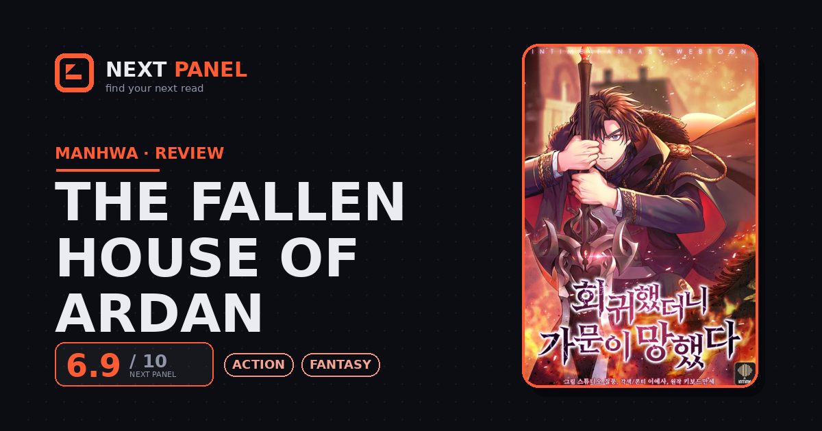 The Fallen House of Ardan cover - Next Panel review