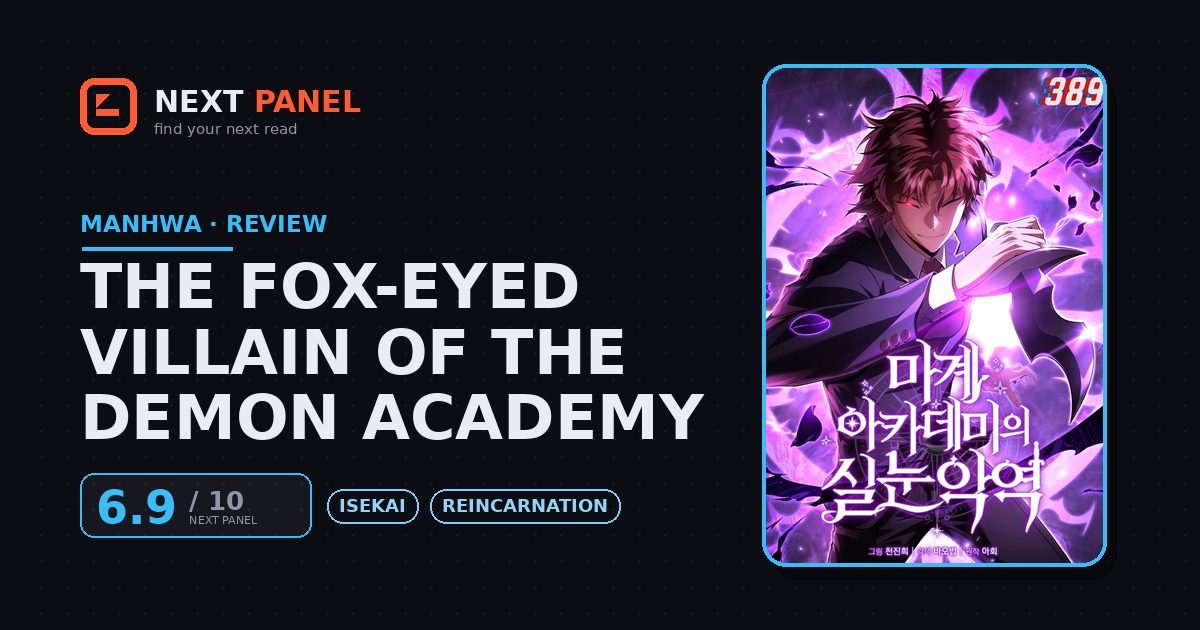 The Fox-Eyed Villain of the Demon Academy cover - Next Panel review