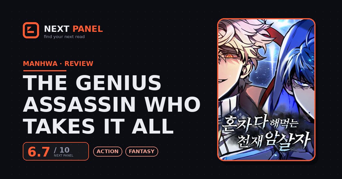 The Genius Assassin Who Takes It All cover - Next Panel review