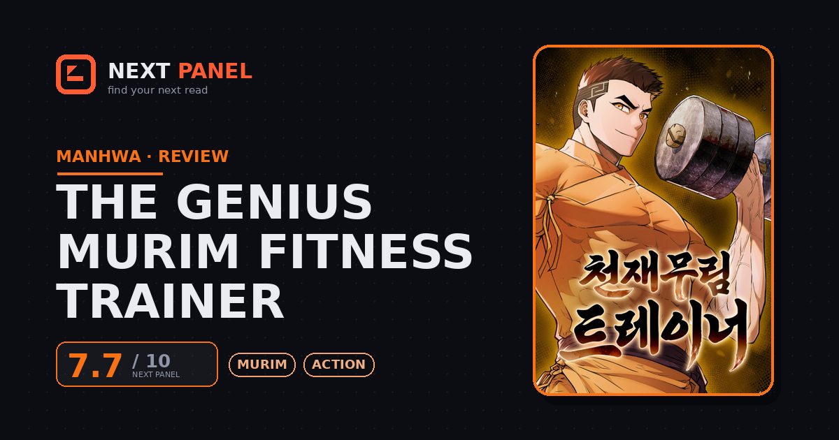 The Genius Murim Fitness Trainer cover - Next Panel review