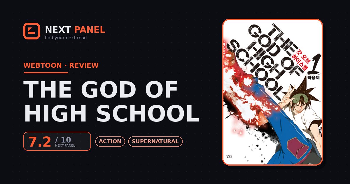 The God of High School cover - Next Panel review