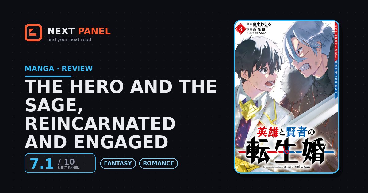 The Hero and the Sage, Reincarnated and Engaged cover - Next Panel review