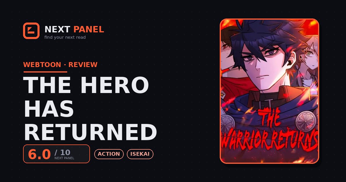 The Hero Has Returned cover - Next Panel review