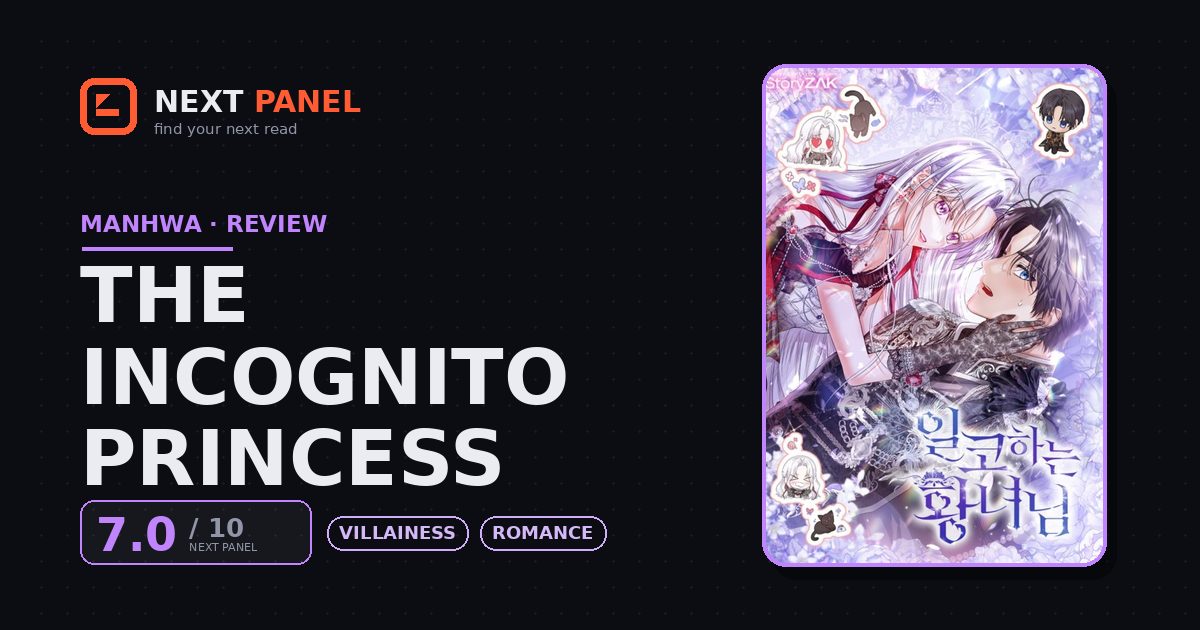 The Incognito Princess cover - Next Panel review