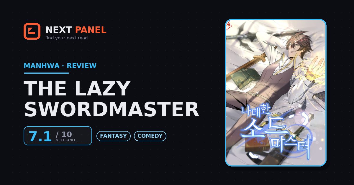 The Lazy Swordmaster cover - Next Panel review