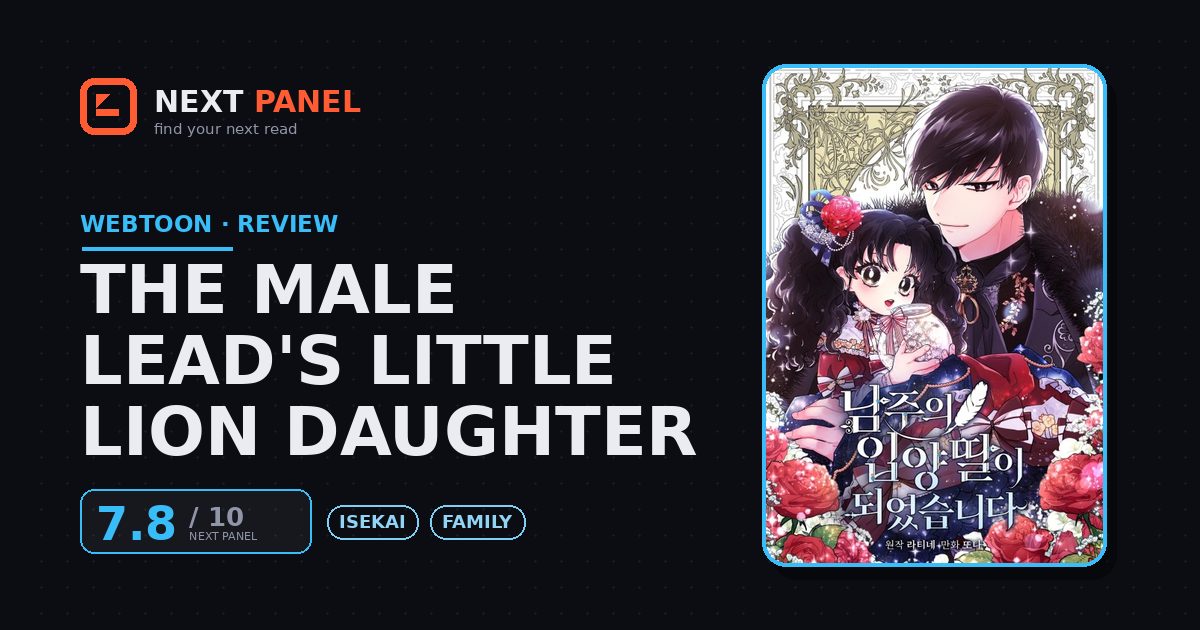The Male Lead's Little Lion Daughter cover - Next Panel review