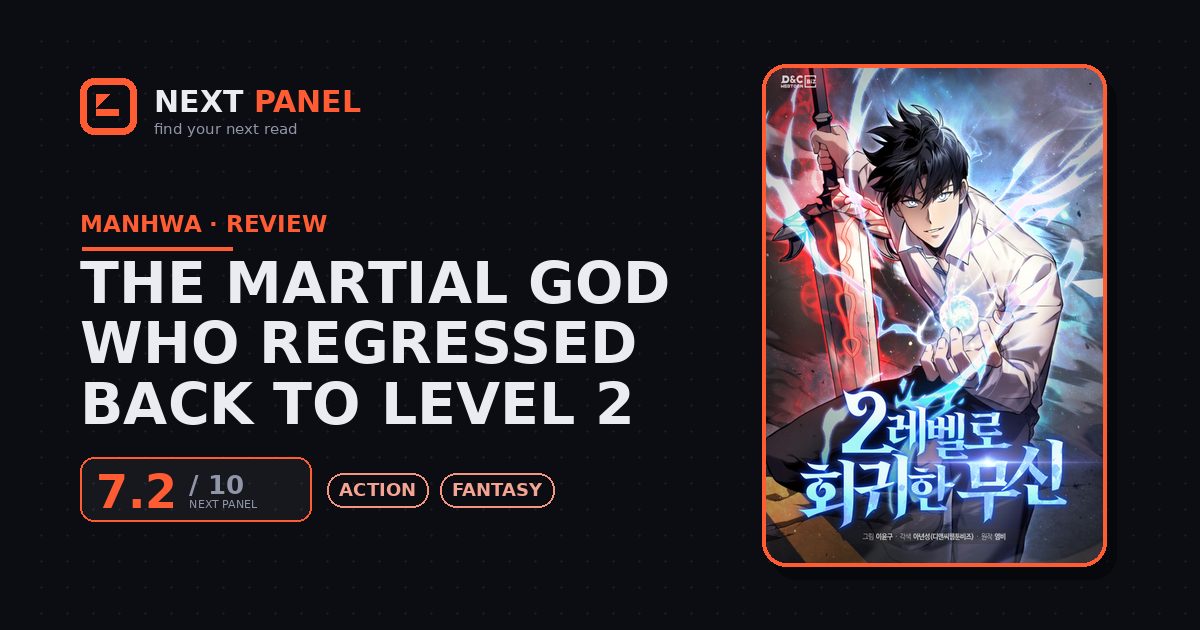 The Martial God Who Regressed Back to Level 2 cover - Next Panel review