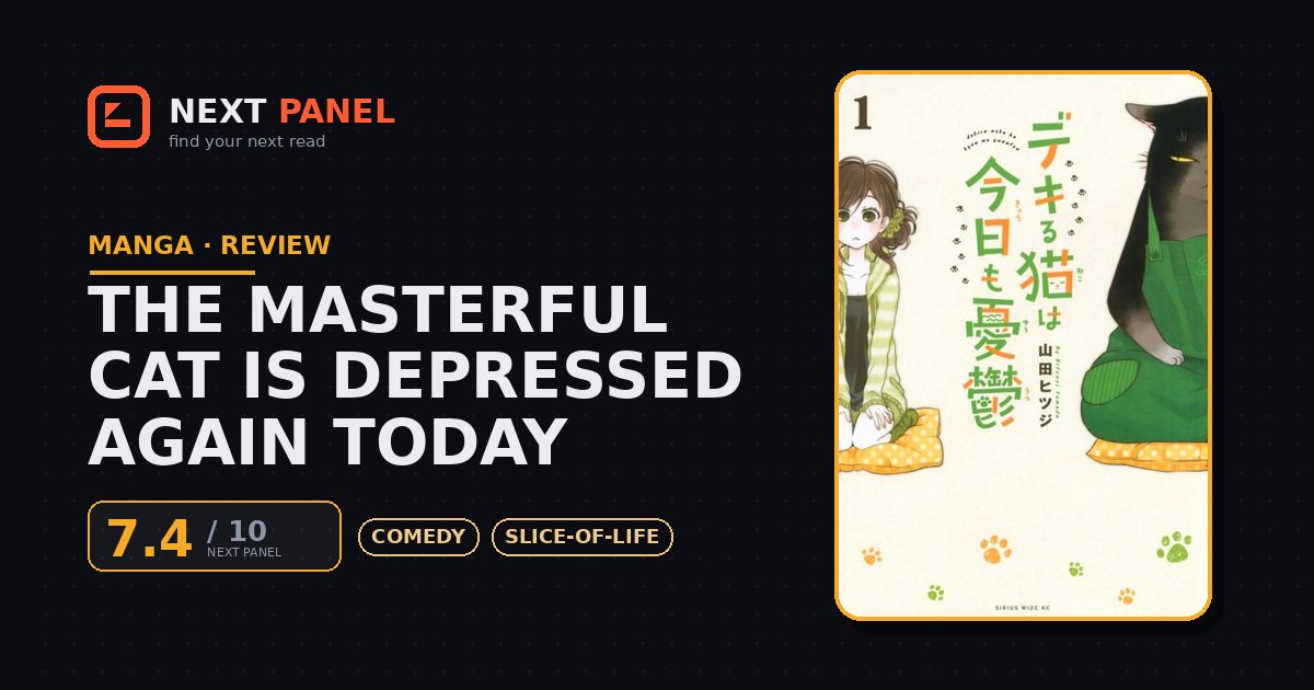 The Masterful Cat Is Depressed Again Today cover - Next Panel review