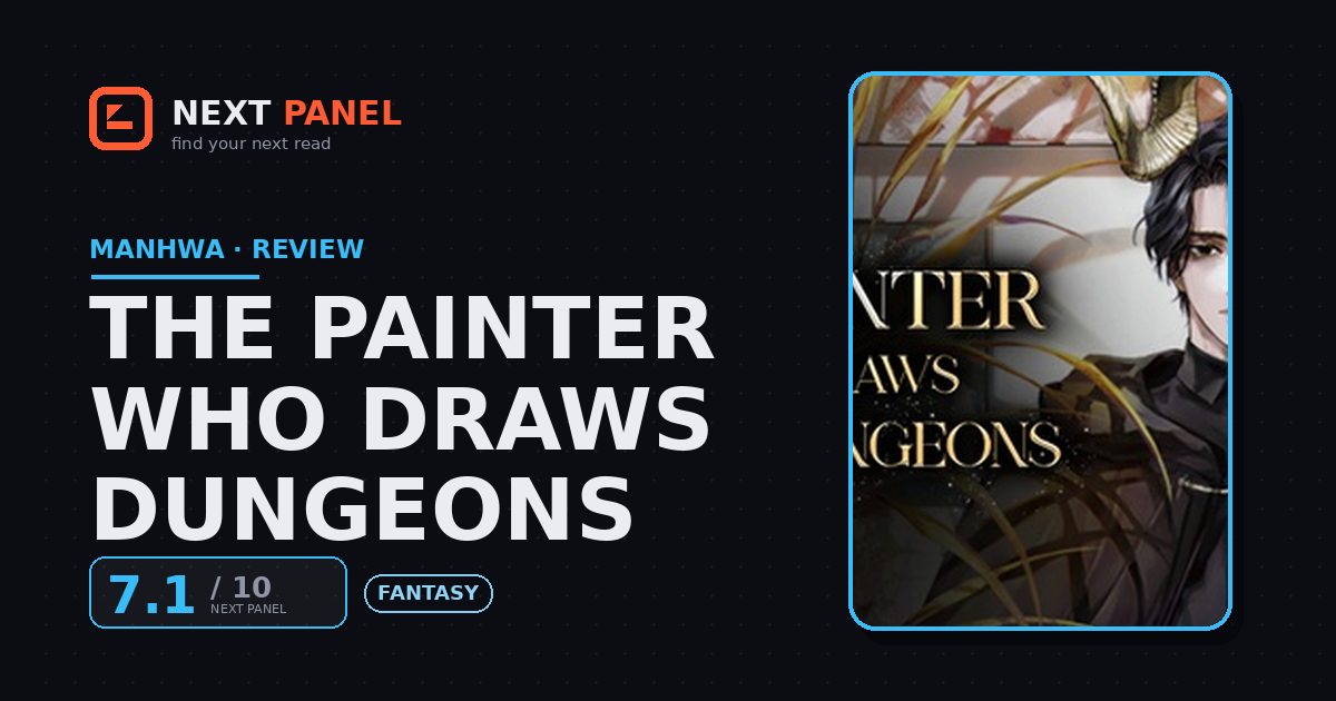 The Painter Who Draws Dungeons cover - Next Panel review