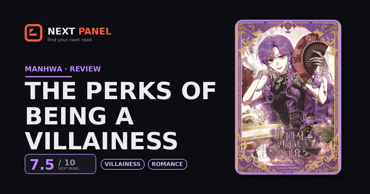 The Perks of Being a Villainess cover - Next Panel review