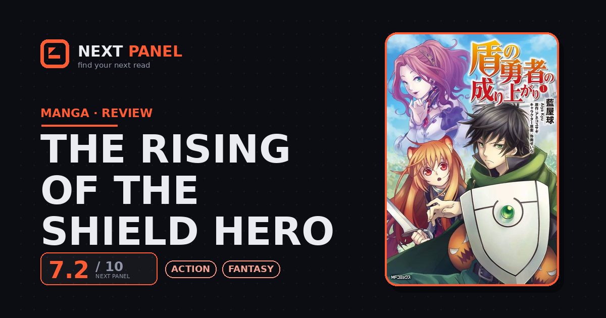 The Rising of the Shield Hero cover - Next Panel review