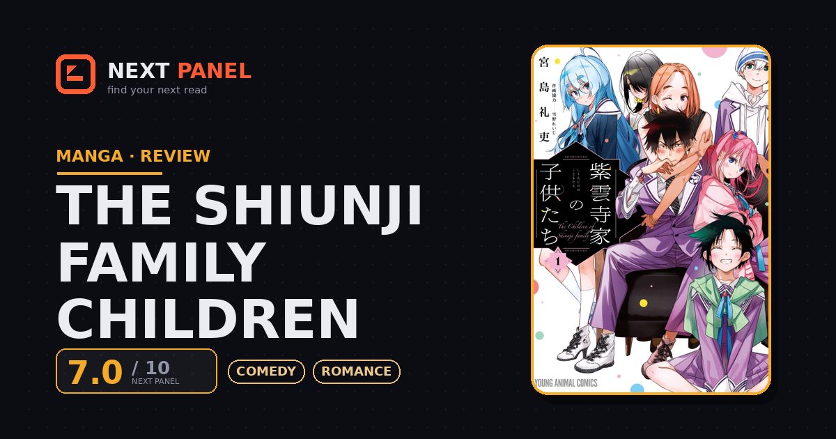 The Shiunji Family Children cover - Next Panel review