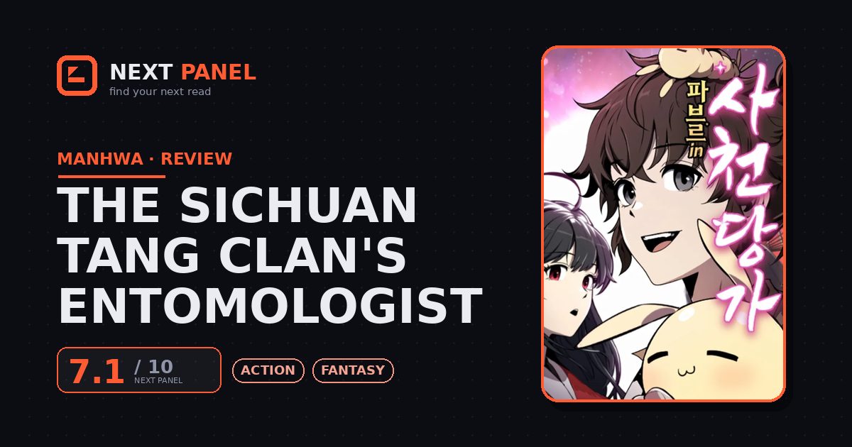 The Sichuan Tang Clan's Entomologist cover - Next Panel review