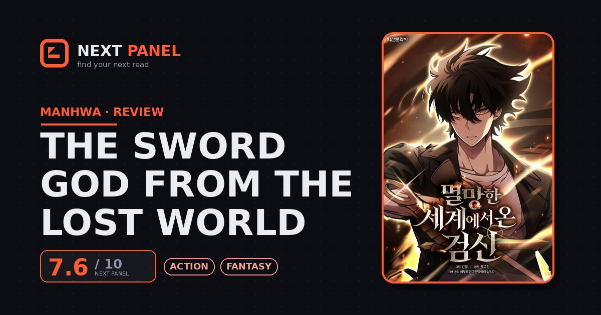 The Sword God from the Lost World cover - Next Panel review